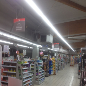 Réalisation de la nappe d'éclairage principale - Carrefour Saint Martin de fontenay