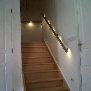 Eclairage dans un escalier 